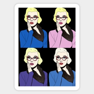 Marilyn Monroe pop art Sticker